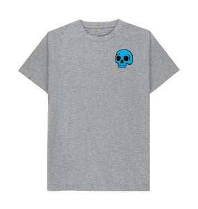 Athletic Grey Men's Blue Skull t-shirt
