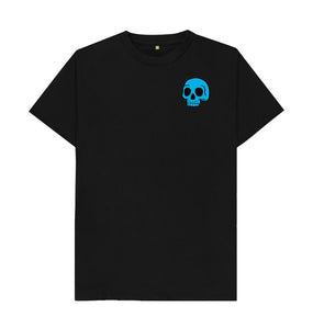 Black Men's Blue Skull t-shirt