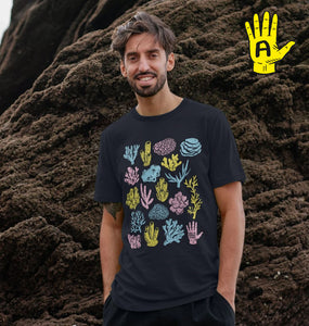 Men's Coral pattern t-shirt