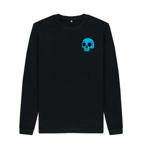 Black Blue Skull sweatshirt